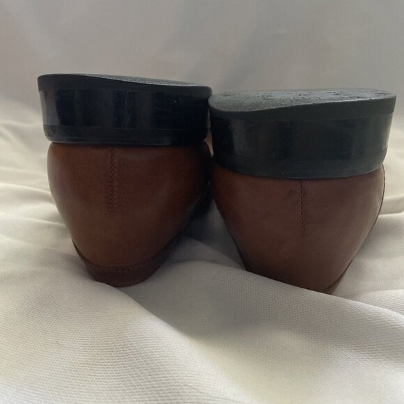 Stacy Adams Mens Leather Slip-On Loafers Two-Tone Brown Size 8.5M - Picture 9 of 12